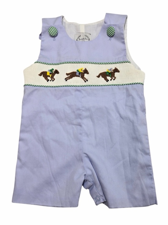 The Bella Bean Other - NWT THE BELLA BEAN Gingham Horse One Piece Outfit 6 Months 9009
